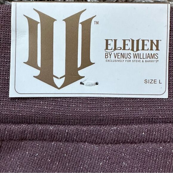 EleVen by Venus Williams Pink Sparkle Breakaway Straight Leg Sweatpants Large - Picture 5 of 12